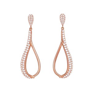 Esprit Damen Ohrringe Edelstahl Ros� Zirkonia Daria ESER03073C000