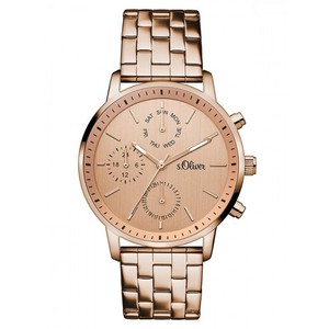 s.Oliver Damen Uhr Armbanduhr Edelstahl SO-3188-MM