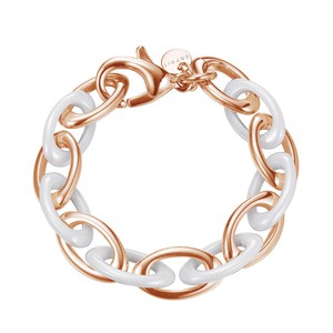 Esprit Damen Armband Pure Ceramic white Ros� Edelstahl ESBR11432C210