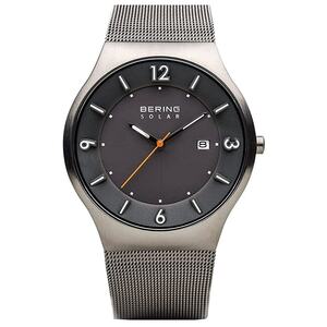 Bering Herren Uhr Armbanduhr Solar - 14440-077 Meshband