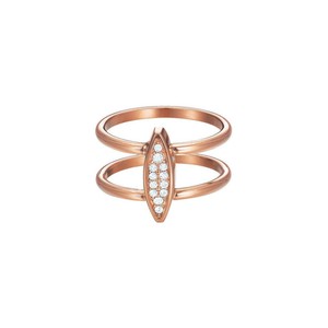Esprit Damen Ring Edelstahl Ros� Zirkonia Exclusive ESRG12856C