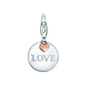 Esprit Anhnger Charms Silber Ros Medal Love ESCH91587D000