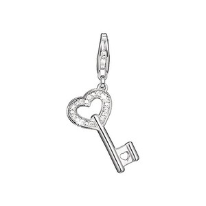Esprit Anh�nger Charms Silber Heart Key Schl�ssel Herz ESZZ90650A000