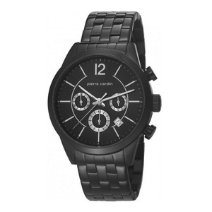 Pierre Cardin Herren Uhr Armbanduhr Chrono TROCA Black PC106591F11