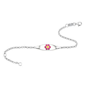 Scout Kinder Armband Armkettchen Silber Blumen Rosa M�dchen 260237100