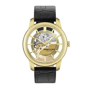 Kenneth Cole New York Herren Uhr Armbanduhr Leder KC15116002 Automatik