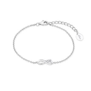 s.Oliver Jewel Damen Armband Silber Zirkonia SO PURE Infinity 2017243