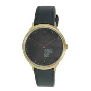Mondaine Unisex Uhr Helvetica No1 Light Armbanduhr MH1.L2221.LB Leder
