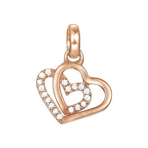 Esprit Anhnger Charms Bead Edelstahl Ros JW50247 Zirkonia ESCH01568C000