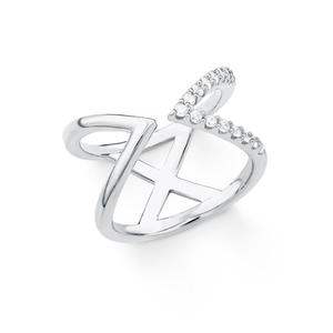 s.Oliver Jewel Damen Ring Silber Zirkonia X 201878