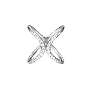 Esprit Damen Ring Edelstahl silber JW52886 Zirkonia ESRG02782A1