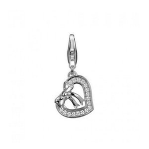 Esprit Anhnger Charms Silber Zirkonia Love Bow ESCH90871A000