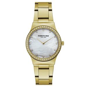 Kenneth Cole New York Damen-Armbanduhr Analog Quarz Edelstahl KC50061001