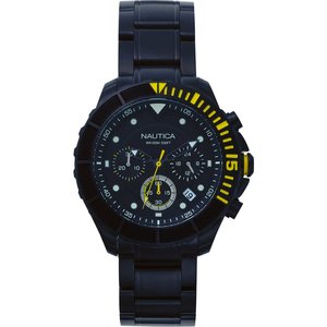 Nautica Herren Uhr Armbanduhr NAPPTR006 Edelstahl