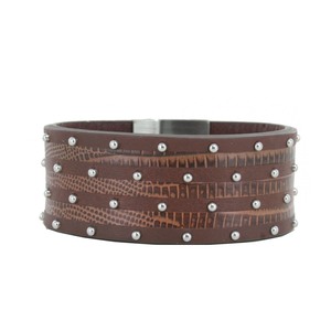 Police Herren Armband Avenger Brown Leder PJ.21872BLC/04-21