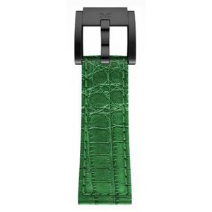 TW Steel Marc Coblen Armband Uhrenband Leder 22 MM Kroko dunkelgr�n LB_DG_K_B