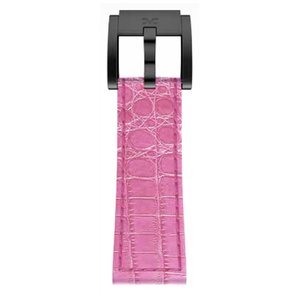 TW Steel Marc Coblen Armband Uhrenband Leder 22 MM Kroko pink LB_P_K_B