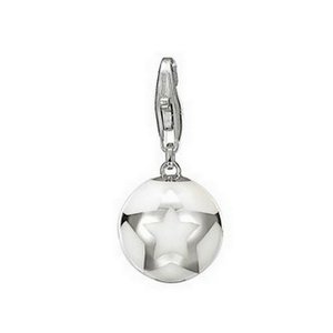 Esprit Anhnger Charms Silber Star Ball White ESZZ90776D000
