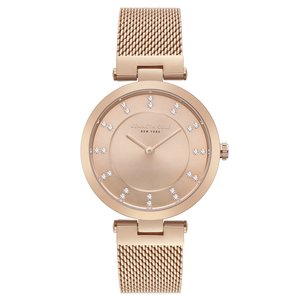 Kenneth Cole New York Damen-Armbanduhr Analog Quarz Edelstahl KC50200001