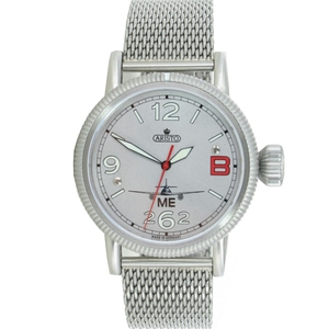 Aristo Herren Uhr Armbanduhr Fliegeruhr ME 262 Rote B Automatic 3H262-RBM
