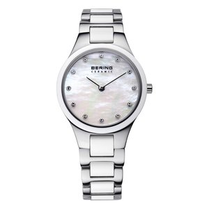 Bering Damen Uhr Armbanduhr Slim Ceramic - 32327-701 Edelstahl