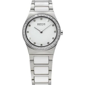 Bering Damen Uhr Armbanduhr Slim Ceramic - 32430-754 Edelstahl