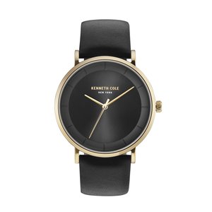 Kenneth Cole New York Herren-Armbanduhr Analog Quarz Leder KC50567003