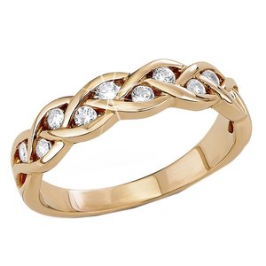 s.Oliver Jewel Damen Ring Silber 925 ros Zirkonia SO1007