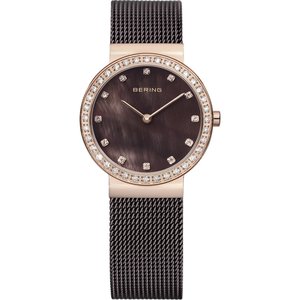 Bering Damen Uhr Armbanduhr Slim - 10729-262 Meshband