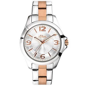 s.Oliver Damen Uhr Armbanduhr Edelstahl SO-3682-MQ