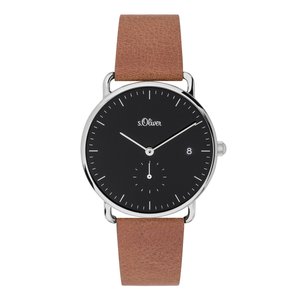 s.Oliver Damen Uhr Armbanduhr Leder SO-3716-LQ