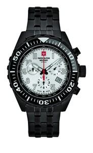 Swiss Alpine Military Herren Uhr Chrono 7076.9172SAM Edelstahl