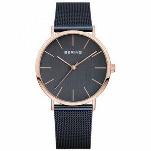 Bering Herren Uhr Armbanduhr Slim Classic - 13436-367 Meshband