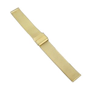 Vollmer Uhrenarmband Milanaiseband Edelstahl gold 20 mm 9046CH6