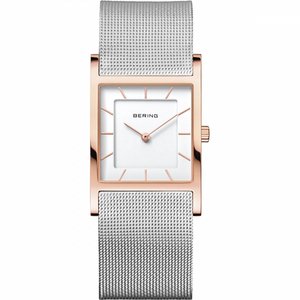 Bering Damen Uhr Armbanduhr Slim Classic 10426-066-S Meshband