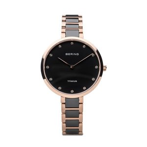Bering Damen Uhr Armbanduhr Quarz - 11334-762 Titan