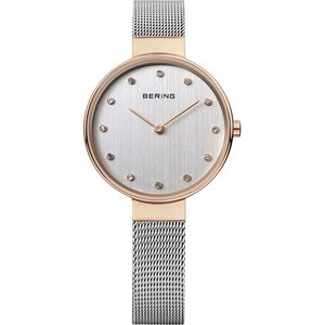 Bering Damen Uhr Armbanduhr Slim Classic - 12034-064 Meshband
