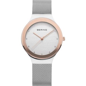 Bering Damen Uhr Armbanduhr Slim Ceramic - 12934-060 Meshband