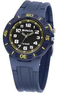 SINAR Jugenduhr Kinder Armbanduhr Analog Quarz Kautschuk XB-20-2