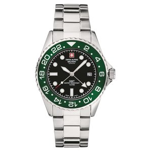 Swiss Alpine Military Herren Uhr Analog Quarz 7052.1133SAM Edelstahl