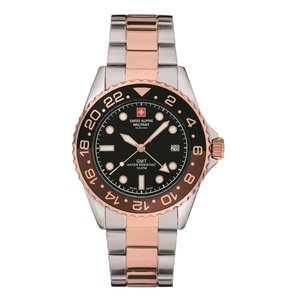 Swiss Alpine Military Herren Uhr Analog Quarz 7052.1154SAM Edelstahl