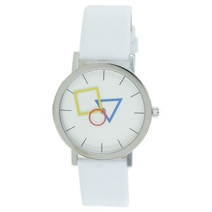 Aristo Bauhaus Unisex Uhr Edelstahl 4D85IW Leder wei�