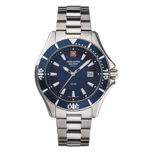 Swiss Alpine Military Herren Uhr Analog Quarz 7040.1135SAM Edelstahl