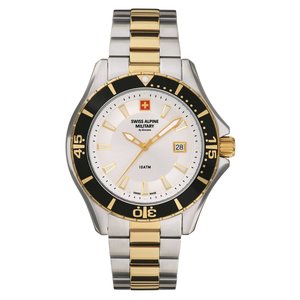 Swiss Alpine Military Herren Uhr Analog Quarz 7040.1142SAM Edelstahl