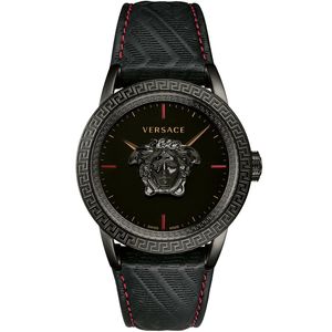 Versace Damen Uhr Armbanduhr PALAZZO Empire schwarz VERD00218 Leder