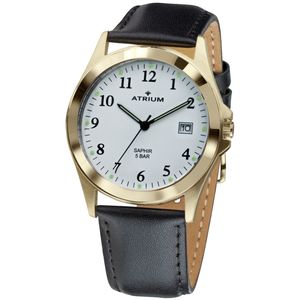 ATRIUM Herren Uhr Armbanduhr Analog Quarz A18-20 Leder