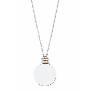 s.Oliver Jewel Damen Kette Halskette Silber bicolor Zirkonia Anhnger 2027611