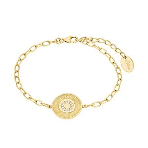 s.Oliver Jewel Damen Armband Armkette Silber gold Zirkonia M�nze 2027622