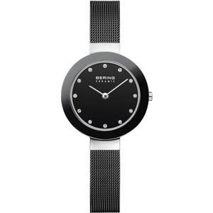 Bering Damen Uhr Armbanduhr Slim Ceramic - 11429-102 Meshband