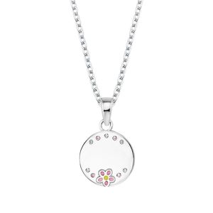 Prinzessin Lillifee Kinder Halskette Silber Blume M�dchen gravierbar 2027908